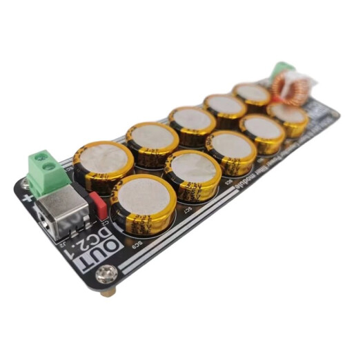High-End 5V-24V Linear Switching Power Supply Capacito Filter Board 10A for Raspberry Pi Headphone Amplifier DAC