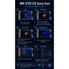 NM-CYD-C5 AI Agent Board with ESP-Claw for IoT Devices - 2.8" Screen Dual-Band Wifi ESP32-C5 Support for GPT