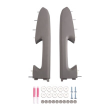 Car Door Armrest Handle Replacement Kit Front Grab Handle Repair Kit for Silverado Sierra Gray