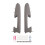 Car Door Armrest Handle Replacement Kit Front Grab Handle Repair Kit for  Silverado  Sierra Gray 1