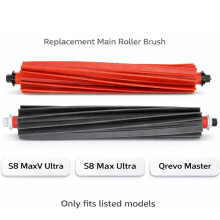 4er-Pack Hauptbürsten (2 Paare) Kompatibel mit für S8 MaxV Ultra, S8 Max Ultra Dual Rubber Walzenbürstenzubehör