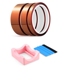 Kit D'Outils pour Berceau avec 3 Rubans Adhésifs, Support de Gobelet en Silicone, Raclette en Feutre pour Vinyle, UV DTF, Sublimation