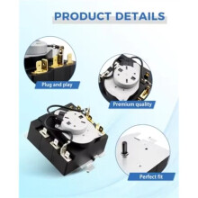 WE04X25586 Dryer Timer Fit for GE Hotpoint Models Replaces 4467041 PS11763073 Compatible with Multiple Models