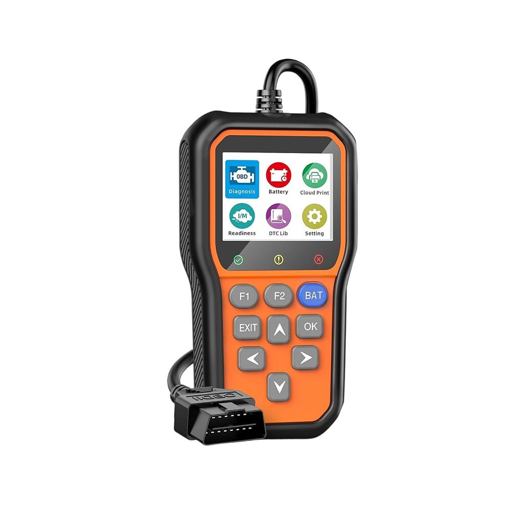 Ym319 Obd2 Scanner Diagnostic Tool With Battery Tester, Live Data, Cloud Printing & Dtc Lookup 6033988318267