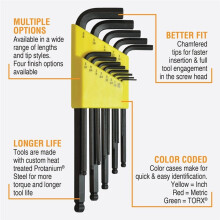 1 Set/13pcs Suitable for 10937 Drive L-Shaped Wrench Set, 13 Piece SAE Hex Wrench Set, with