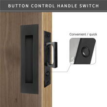 Eingelassene, Flächenbündige Griffe mit Kantengriff für Schiebetüren, Geeignet für Taschentüren und Schranktüren