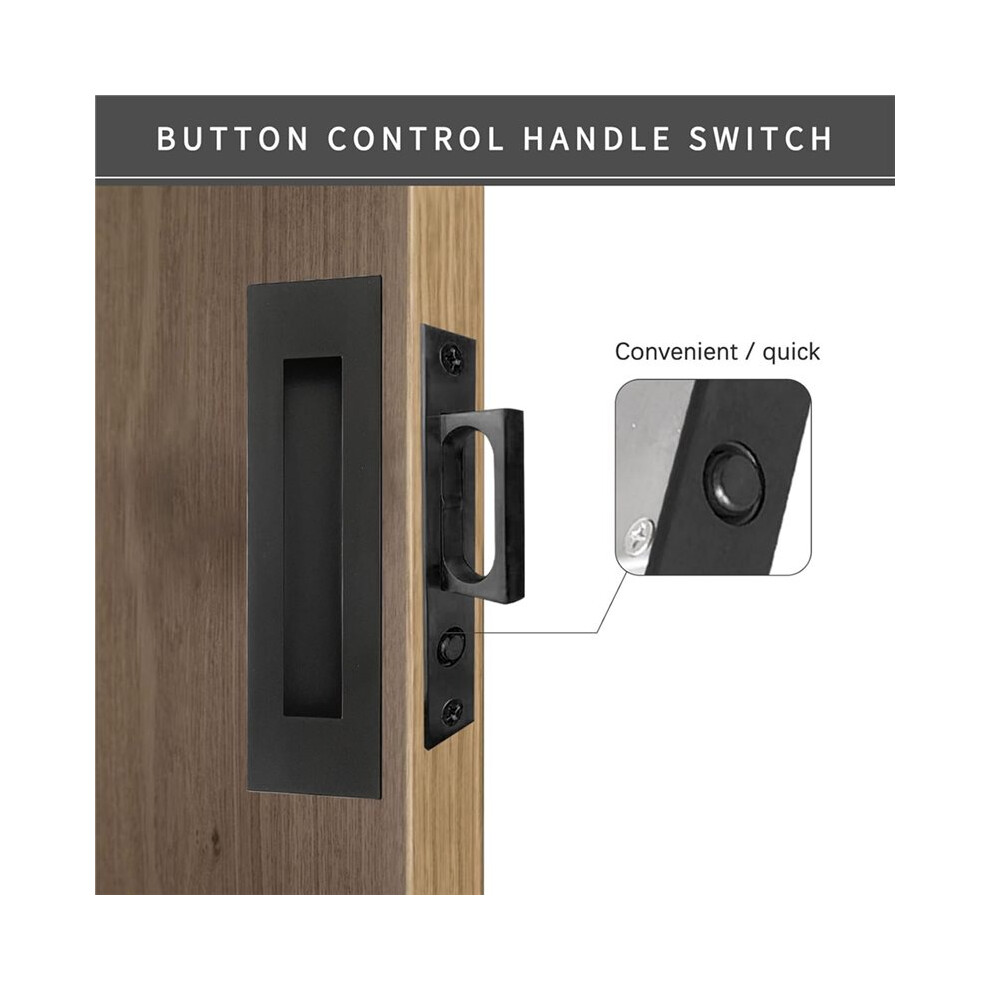Recessed Finger Flush Pulls With Pull Sliding Closet Door Handles Hardware Suitable For Pocket Door,Closet Door 6032910531804