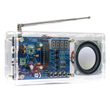 DIY FM-Radio-Elektronicakit met Instelbare Frequentie 87,5-108 MHz. Oefenproject met de RDA5807M-Module voor Beginners.