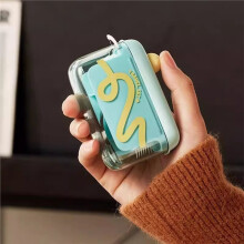 Portable - Floss Dispenser with 50 Dental Floss Pieces, Refillable - Ideal for Home & Travel As Show B