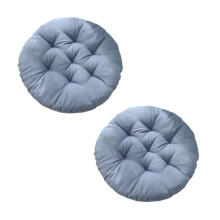 Thickened Round Chair Cushion, Pad for Garden Living Room, Hand Washable, Gift Chair Cushion Grey