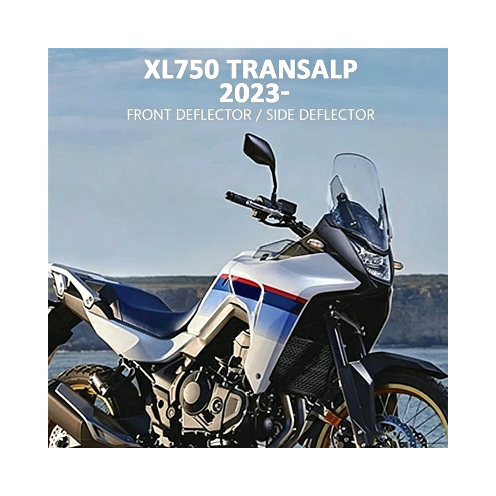 Motorcycle Front Wind Deflectors Side Spoiler Windshield Windscreen For Xl750 Transalp 2023-2026 Accessories 4762158073393