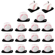 Confezione da 16 Palline da Polso con Cordino, Palline Sportive Rimbalzanti con Cinturino Elastico per Bambini e Adulti
