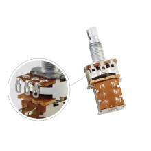 2Pcs Ohm Push Pull Potentionmeter Brass Metric Split Standard Shaft Volume Tone Electric Guitar B250K