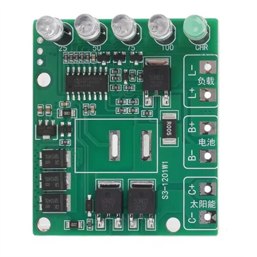 MPPT Solar Controller 12V Ternary Lithium/Lithium Iron Phosphate Battery Charging Module Solar Charging Control Board 4s