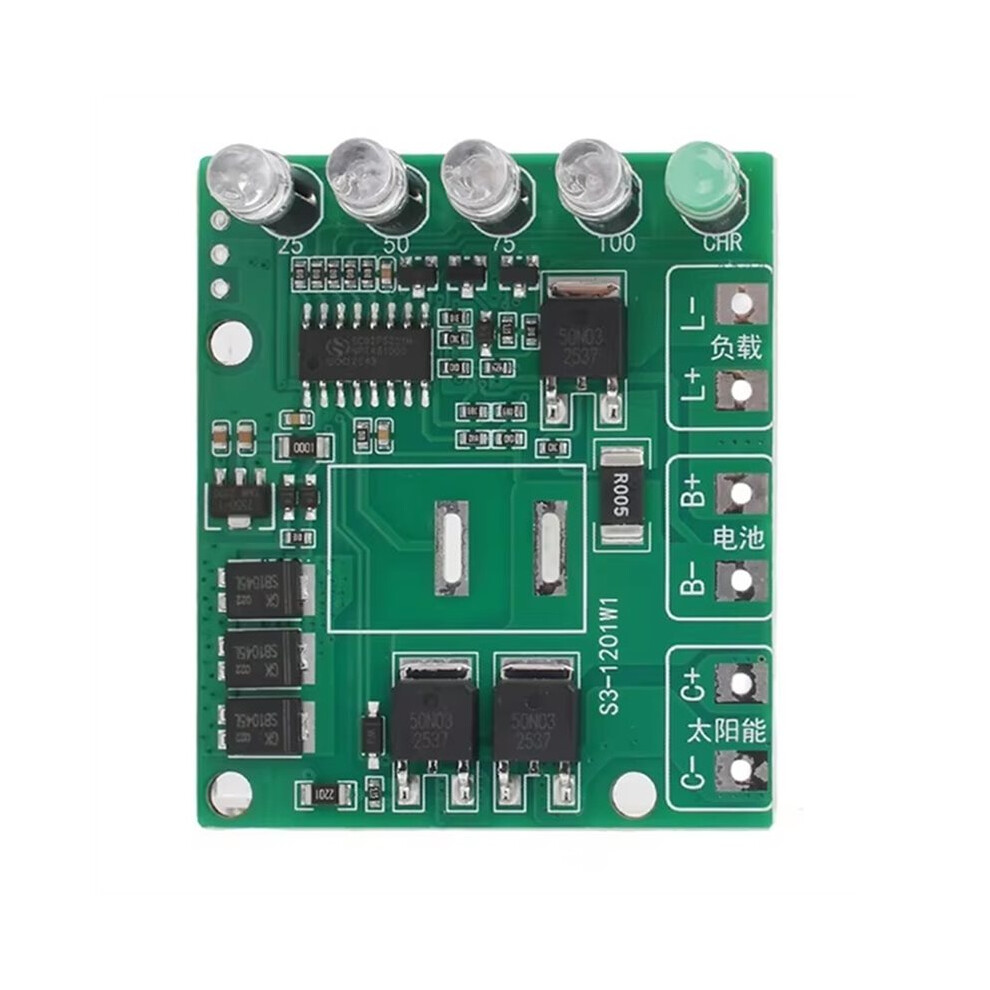 Mppt Solar Controller 12V Ternary Lithium/Lithium Iron Phosphate Battery Charging Module Solar Charging Control Board 4S 6031120266469