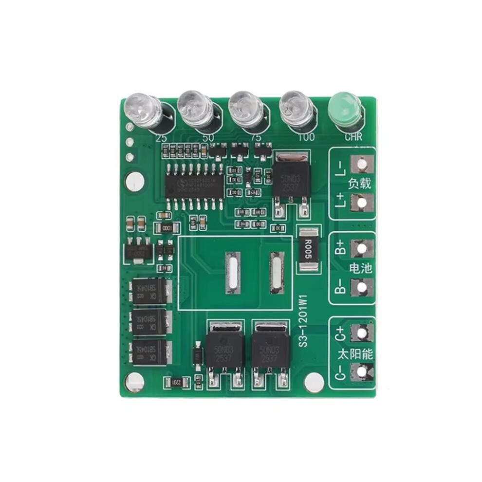 Mppt Solar Controller 12V Ternary Lithium/Lithium Iron Phosphate Battery Charging Module Solar Charging Control Board 3S 6032844026711