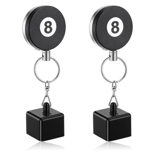 Porta-Giz Retrátil para Bilhar e Sinuca (2 Peças)