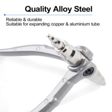Hand Tube Expander for 1/4 to 7/8 Inch 6-22mm Copper Tubing with Deburring Scraper Manual Expander Tool for HVAC