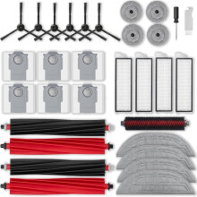 Accessoires pour S8 MaxV Ultra / S8 Max Ultra : 4 Brosses Principales, Lingettes, Filtres, Sacs à Poussière, Brosses Latérales, Essuie-Glaces