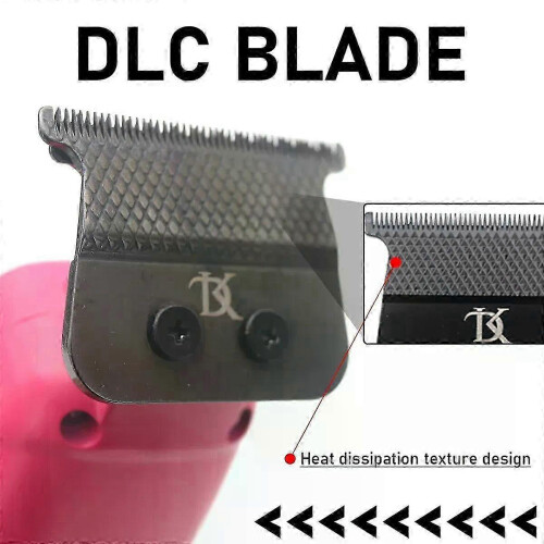 (Pink) DK-078-BLDC Επαγγελματική κουρευτική μηχανή, εξαιρετικά λεπτή, σ 2