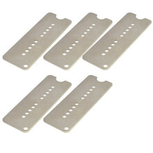 5 Stück Kupfernickel-Grundplatten für P90-Tonabnehmer, Tonabnehmer-Grundplatten 81 X 30 mm, Tonabnehmerteile für Den Hals