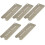 5 Pièces de Plaque de Base en Cupronickel pour Micros de Type P90, Plaque de Base de Micros 81 X 30 mm, Pièces de Micros, Chevalet 1