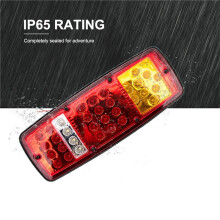 1 Pair Taillights 36LED Tail Light Assembly 12V 24V Rear Brake Stop Reverse Lamp for Trailer Truck Car Caravan