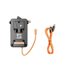 ZGCINE Placa de Batería de Liberación Rápida VM VP5 con Puerto BPU, USB-C D-TAP para Accesorios de Cámara para FX6