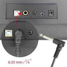 Elektronisch Pianopedaal Muziekinstrumentaccessoires Sustainpedaal Voetpedaal voor Keyboard Elektrische Piano'S 6,35 mm