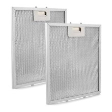 Filtro de Gordura em Malha de Alumínio de Aproximadamente 34,45 cm X 34,77 cm para Coifa Winflo com Moldura, Pacote com 2 Unidades