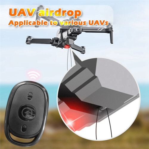 Drone Airdrop Thrower System 2.4 Remote Control General Payload Delivery Thrower Air Dropper Device Drone Accessories