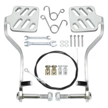 Go Kart Pedalen Kit met Rem- & Gashendel voor 212 196cc 6.5pk Yerf Dog Manco Kandi Carter Azusa 71" Kabel