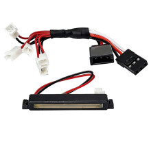 Lampe de Toit LED pour Voiture RC pour la Voiture RC Crawler pour 1/30 SCX30, Pièces et Accessoires de Mise à Niveau, Lumière Jaune