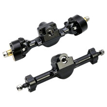 For 1/30 Axial SCX30 Aluminum Front Rear Axles Set RC Crawler Upgrade Accessories Black