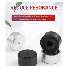 4Pcs 40x20mm Metal Foot Pad CD Player Speaker Power Amplifier Non-Slip Foot Pad Machine Tripod Silver