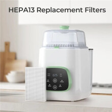 4PZ Filtri D'Aria per KleanPal Pro GROWNSY, MOMFANN Filtro D'Aria e Filtro per Macchina di Pulizia Biberon