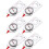 1set/6pcs Directional Compass in Bulk, with Tilted Magnifying Glass Ruler and Scale, Suitable for Class Gifts 1