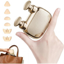 1set Double Headed Massage Gun, Portable Deep Tissue Massager, Rechargeable Compact Handheld Muscle Relaxor