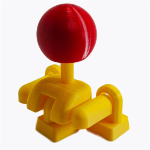 3D Printed Keyboard Joystick 4 Way Directional Key Mod for Mechanical Keyboards Easy Install Key Controller Yellow