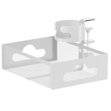 Bureau-Organizer met Lade en Kabelgoot voor Thuisgebruik, Wit