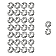 30 Pcs 6700ZZ Thin Wall Bearing 10x15x4mm Low Noise Double Shielded Small Bearings