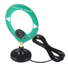 -Donut-Schleifenantenne FM-Antenne 75-135 MHz Amateurfunkantenne SMA-Sockel mit 3-Meter-Verlängerungskabel