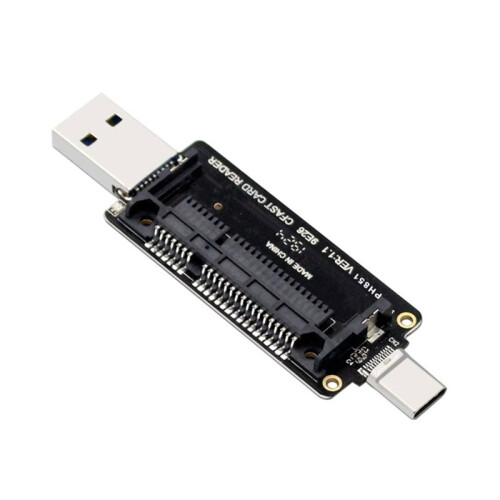 USB 2.0 Type-C to CFAST Card Reader High-Speed CFAST to Type-C USB2.0 OTG Adapter Portable Memory Card Reader