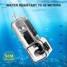 For Osmo Pocket 4 Waterproof Case 50M Transparent Diving Waterproof Case for Surfing Swimming Rafting Skiing
