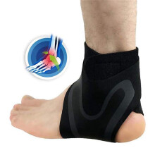 1 Pair Ankle Support Straps Adjustable Foot Sprain Prevention Sports Fitness Foot Protector M