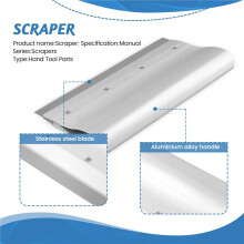 Estêncil Raspador de Pasta Rodo Raspador Tábua de Estanho Solda Pasta Faca Raspador de Malha de Aço Lâmina de Corte Quadrado 20 cm