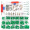 Car A/C Repair Kit 372PCS O-Ring Seals Kit +A/C Valve Core Assortment with Remover Tool 1