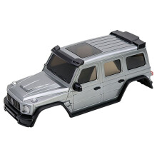 Body Shell with Light Bucket Mount Spare Tire Mount for 1/30 AXIAL SCX30 RC Crawler DIY Upgrade Part Gray