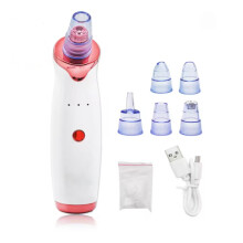 (White) Electric Facial Blackhead Remover Vacuum Upgraded Pore Cleaner Acne Cleanser Black Spots Removal Face Nose Deep Cleaning tools
