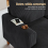 Corduroy U Shaped Sectional Sofa with Double Chaise 8